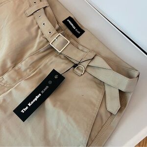 The Kooples Jeans Men’s Cotton Cargo Pants with Integrated Belt. NWT